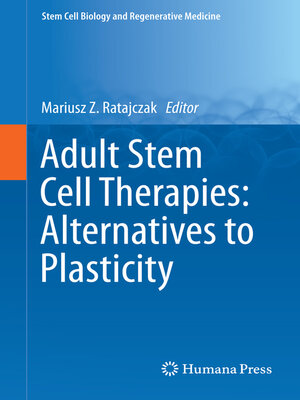 cover image of Adult Stem Cell Therapies